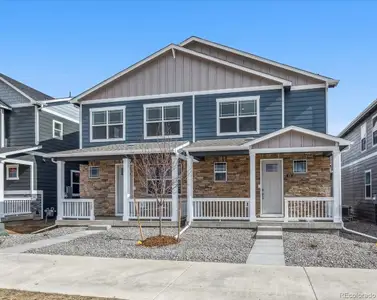 New construction Townhouse house 22292 E 7Th Pl, Aurora, CO 80018 MUIRFIELD- photo 0