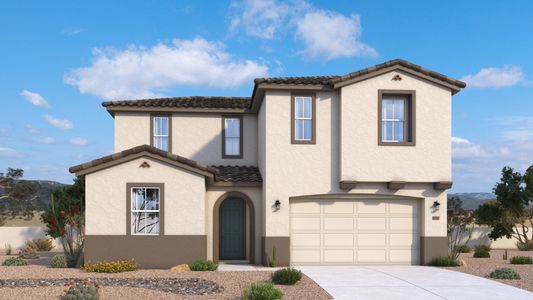 New construction Single-Family house 7210 E Cottonmouth Dr, San Tan Valley, AZ 85143 plan Pleasant - image
