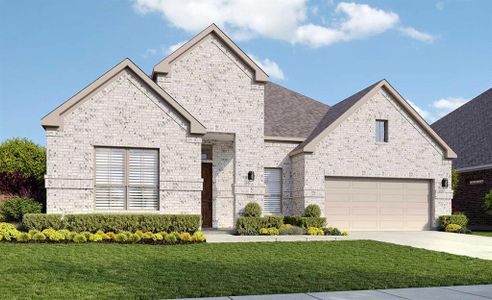 New construction Single-Family house 912 Misty Bluff Way, Leander, TX 78641 Classic Series - Tulane- photo 0