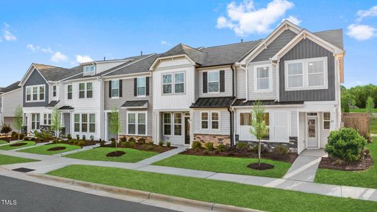 New construction Townhouse house 6302 Lady Eliza Lane, Raleigh, NC 27610 Litchfield- photo 0