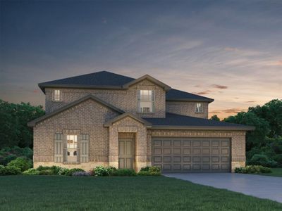 New construction Single-Family house 18727 Austin Ridge Drive, Crosby, TX 77532 The Pearl (L452)- photo 0