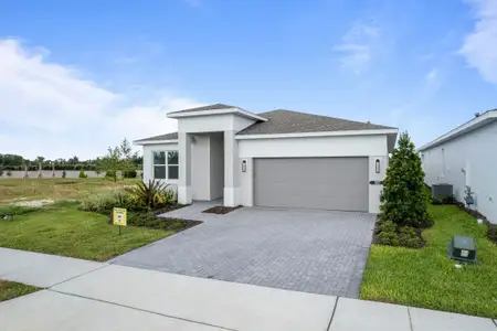 New construction Single-Family house 557 Hammock Oaks Blvd, Lady Lake, FL 32159 plan Morgan - image