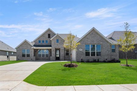 New construction Single-Family house 772 Brozgold Ave, Midlothian, TX 76065 Lodge (Courtyard)- photo 4 4