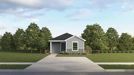 New construction Single-Family house 14873 Gold Lace Cactus, San Antonio, TX 78221 plan The Hannah - image