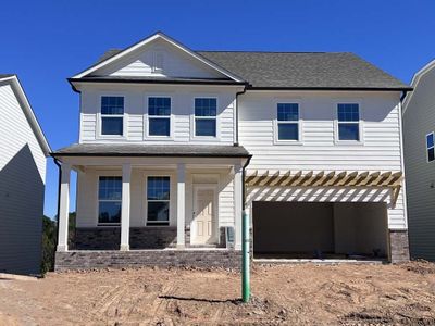 New construction Single-Family house 676 Calvet Way, Cumming, GA 30041 Hampstead Homeplan- photo 0