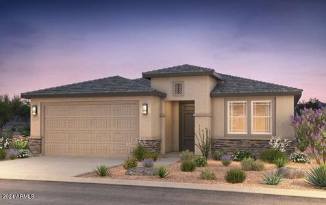 New construction Single-Family house 16712 W Whispering Wind Drive, Surprise, AZ 85387 Barletta- photo 0