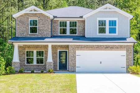 New construction Single-Family house 129 Ivey Township Dr, Dallas, GA 30132 Brentwood- photo 0