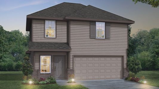 New construction Single-Family house 8554 Catnip Pass, Elmendorf, TX 78112 plan Lakeland - image