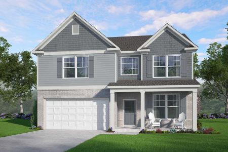 New construction Single-Family house 8137 Pine Ridge Rd, South Fulton, GA 30213 plan Brookpark - image