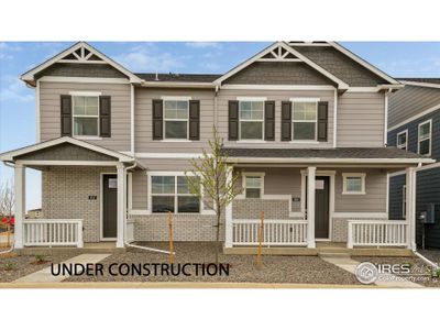 New construction Duplex house 652 Thoroughbred Ln, Johnstown, CO 80534 MUIRFIELD- photo 0