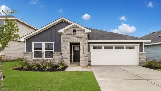 New construction Single-Family house 15004 Monarch Ranch Dr, Manor, TX 78653 plan The Lakeway - image