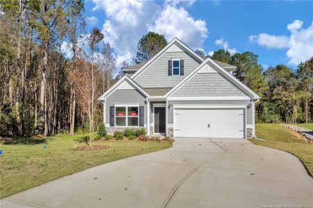 New construction Single-Family house 345 Double Barrel St, Lillington, NC 27546 The Caldwell- photo 0