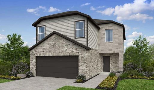 New construction Single-Family house 14118 Edna Maxine Walk, Del Valle, TX 78617 plan Kestrel - image