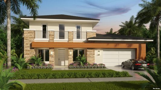 New construction Single-Family house 1275 Sw 130Th Ave, Davie, FL 33325 plan White Oak - image