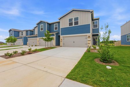 New construction Townhouse house 164 Cinnabar Ln, Unit 1, Kyle, TX 78640 plan The Mayfield (170) - image
