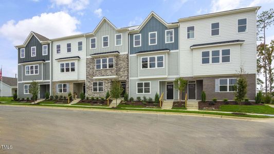 New construction Townhouse house 758 Dorset Strm Drive, Fuquay Varina, NC 27526 The Blakley- photo 0