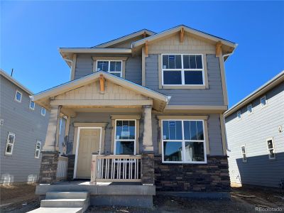 New construction Single-Family house 710 Aspen Avenue, Bennett, CO 80102 Odyssey- photo 0