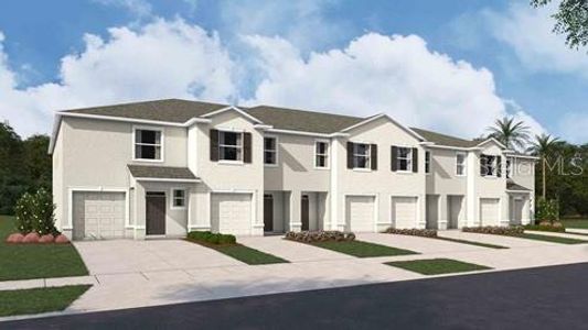 New construction Townhouse house 31277 Midnight Sun Way, Wesley Chapel, FL 33545 Glen- photo 1 1