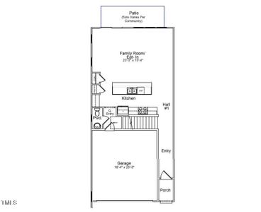 New construction Townhouse house 1035 Westerland Way, Unit 45, Durham, NC 27703 Moonflower- photo 1 1