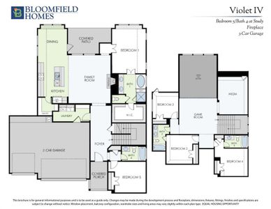 New construction Single-Family house 1106 Cardinal Dr, Midlothian, TX 76065 plan Violet IV - image