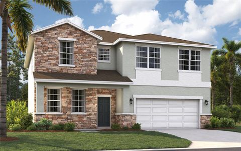 New construction Single-Family house 1821 American Wy, Haines City, FL 33844 plan Chester - image