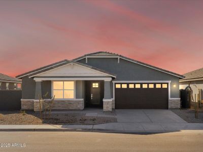 New construction Single-Family house 36933 W La Paz St, Maricopa, AZ 85138 Kellen- photo 1 1