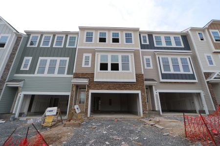 New construction Townhouse house 2721 Hunter Woods Dr, Apex, NC 27502 Kensington - Front Entry Townhomes- photo 0