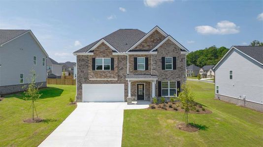 New construction Single-Family house 1059 Blue Juniper Cir, Loganville, GA 30052 HOLBROOK - photo 0