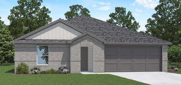 New construction Single-Family house 12256 Lexington Heights Dr, Willis, TX 77318 plan Austin - image