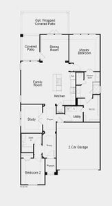 Structural Options added to 5250 Corelli Falls include: 5' side garage storage,  wrapped covered patio,  8' interior door, 5 1/4 base boards and pre-plumb for water softener.