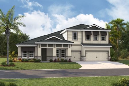 New construction Single-Family house 17716 Roost Pl, Lakewood Ranch, FL 34202 plan Key West II - image