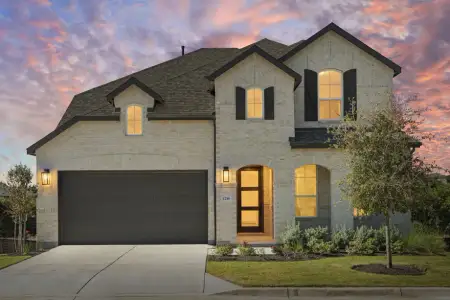 New construction Single-Family house 1216 Wolf Canyon Rd, Georgetown, TX 78628 plan Middleton - image