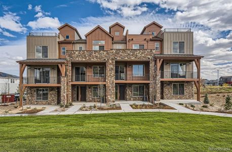 New construction Townhouse house 9656 Browns Peak Circle, Littleton, CO 80125 Peak- photo 0