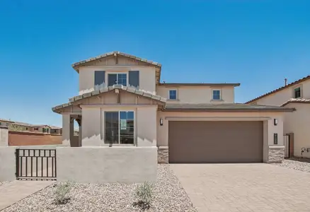 New construction Single-Family house 21450 E Cattle Dr, Queen Creek, AZ 85142 plan 3521 Elevation C - image