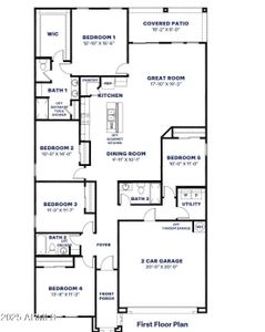 New construction Single-Family house 12562 W Chase Ln, Avondale, AZ 85323 plan Saguaro - image