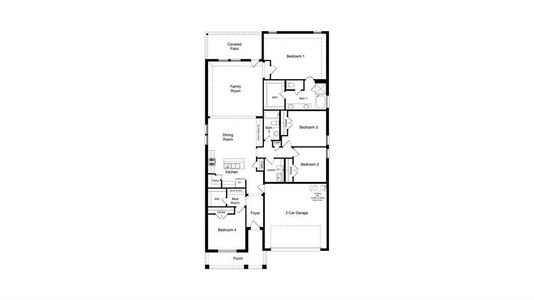 D.R. Horton's Hackberry floorplan -  All Home and community information, including pricing, included features, terms, availability and amenities, are subject to change at any time without notice or obligation. All Drawings, pictures, photographs, video, square footages, floor plans, elevations, features, colors and sizes are approximate for illustration purposes only and will vary from the homes as built.