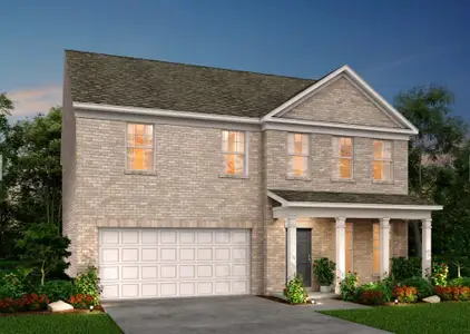 New construction Single-Family house 6122 Marigold Wy, Atlanta, GA 30349 plan Hampton - image