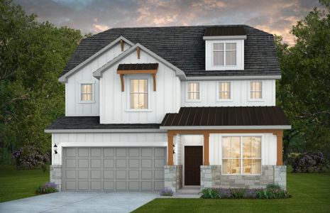 New construction Single-Family house 357 Wild Creek Rd, Seguin, TX 78155 plan Saddlebrook - image