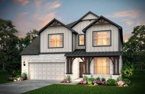 New construction Single-Family house 313 Celeste Wy, Liberty Hill, TX 78642 plan Lexington - image