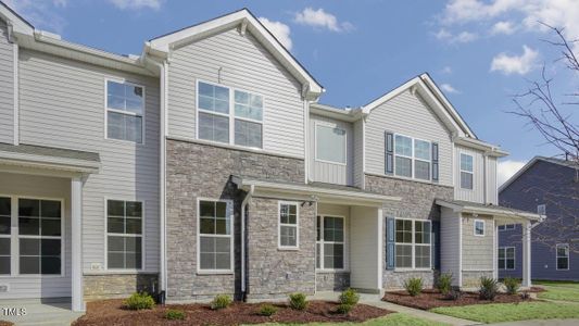 New construction Townhouse house 749 Andrade Drive, Fuquay Varina, NC 27526 The Litchfield- photo 0