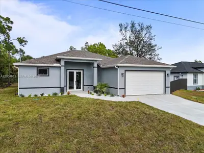 New construction Single-Family house 2804 11Th St W, Lehigh Acres, FL 33971 - image