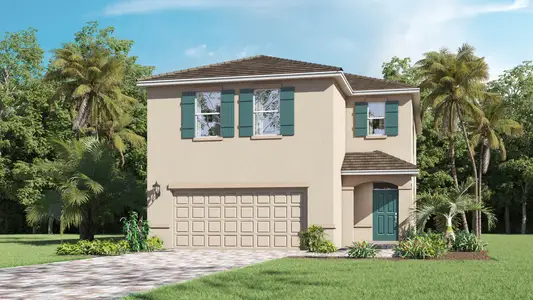 New construction Single-Family house 9034 Venetian Sq, Vero Beach, FL 32966 plan Elston - image