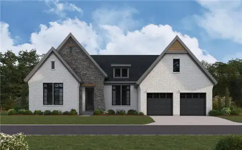 New construction Single-Family house 332 Clear Lake Pkwy, Hoschton, GA 30548 plan Winslow - image