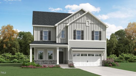 New construction Single-Family house 1425 Hazelnut Ridge Lane, Unit Landrum, Knightdale, NC 27545 - photo 0