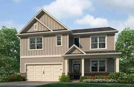 New construction Single-Family house 2617 Indigo Rd, Lithia Springs, GA 30122 plan Hayden - image