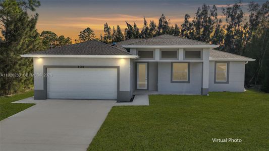 New construction Single-Family house 2502 S 14Th St, Lehigh Acres, FL 33972 - image