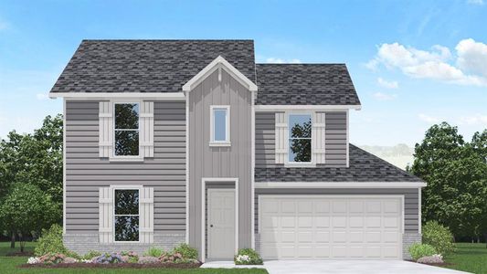 New construction Single-Family house 4437 Wapama Falls Loop, Conroe, TX 77303 Sapphire- photo 0