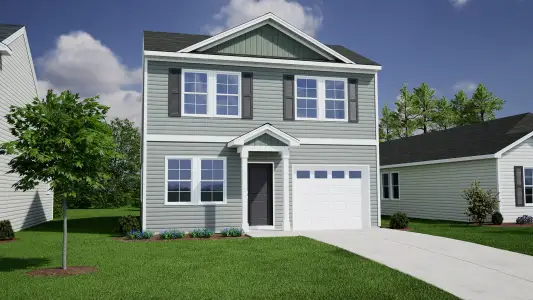 New construction Single-Family house 111 Cloverfield Ln, Spartanburg, SC 29303 plan Atkinson - Genesis Value Collection - image