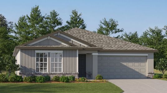 New construction Single-Family house 14912 Emerson Field St, Wimauma, FL 33598 plan Dover - image