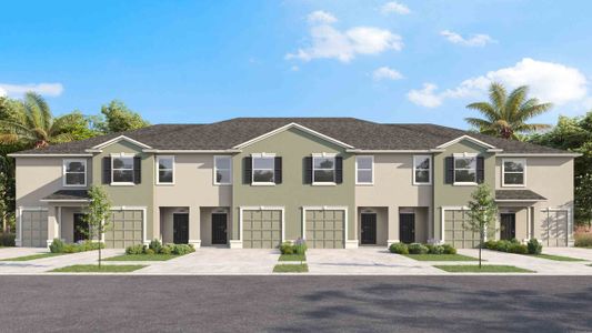 New construction Townhouse house 11024 Crescent Deer Dr, Land O' Lakes, FL 34638 null- photo 1 1